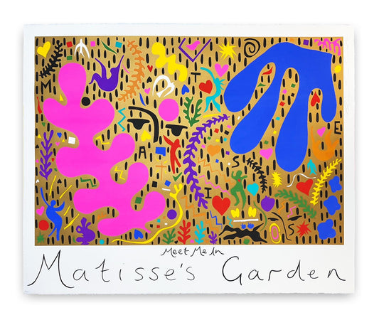 Meet Me In Matisses Garden Screen Print