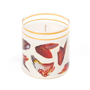 TOILETPAPER LOVE FAME TRAGEDY WINGS CANDLE IN GLASS 14082