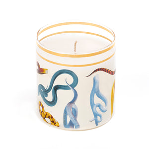 TOPILETPAPER NO FEAR NO SHAME SNAKES CANDLE IN GLASS 14083