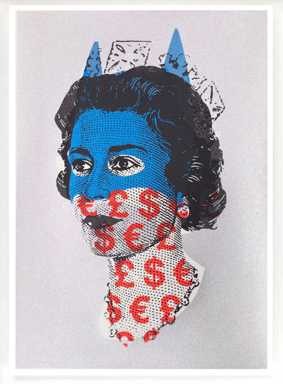Rich Enough to be Batman - Elizabeth Silver Blue and Red Currency
