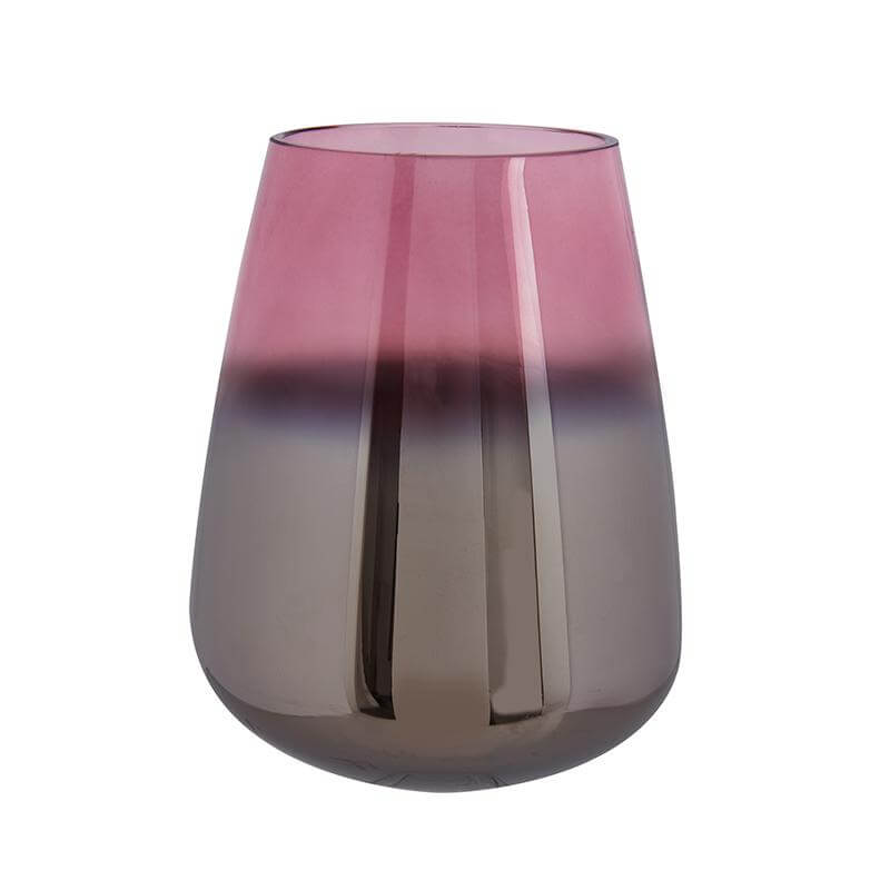 Tall Pink Ombre Vase