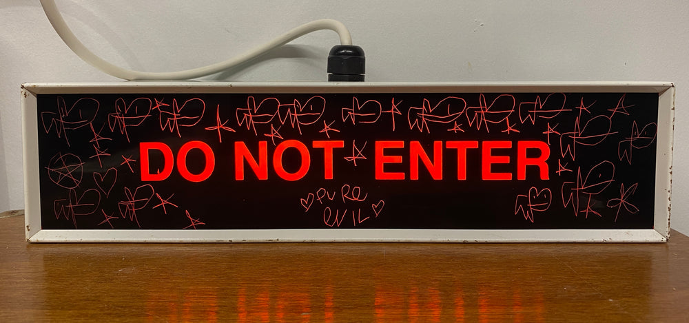 Do not enter - Hospital Lighting