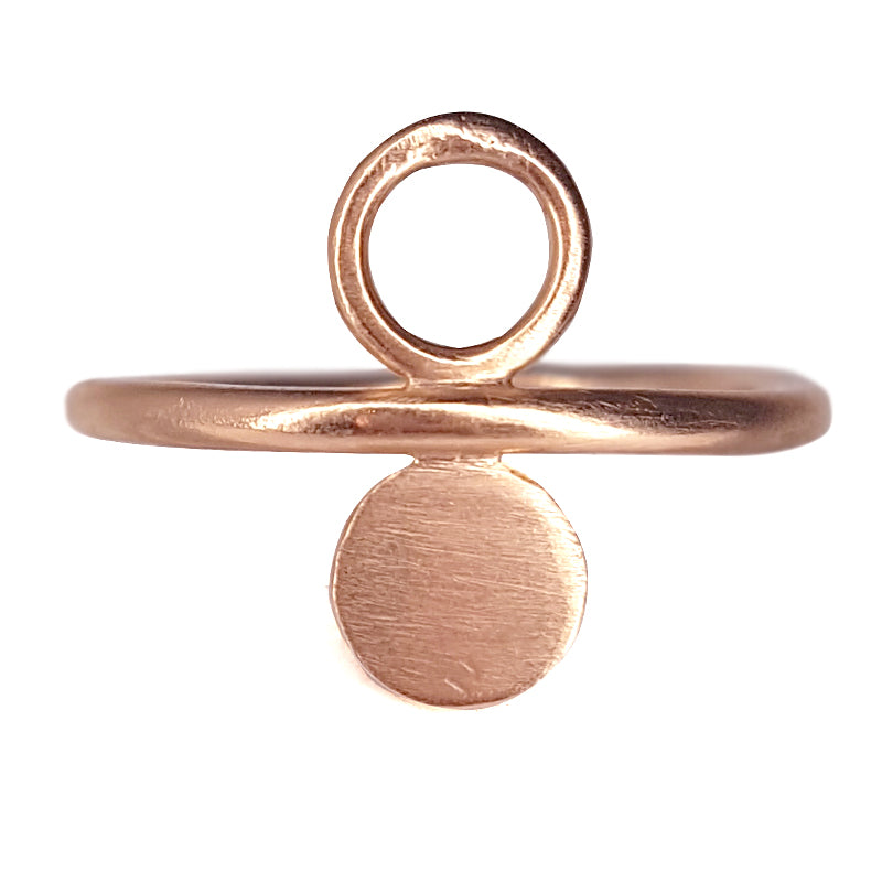 Solis Eclipse ring - Rose Gold